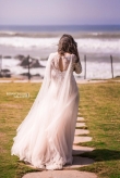 Hamsa nandini in white gown stills (2)