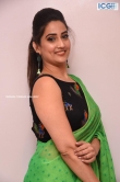 Manjusha in green saree oct 2019 stills (6)