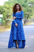 Noorin Shereef in blue gown stills (14)