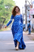 Noorin Shereef in blue gown stills (18)
