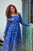 Noorin Shereef in blue gown stills (20)