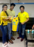 Priya Prakash Varrier with with ISL team at cochin (7)