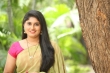 Anchor Sonia Chowdary in green saree stills (17)