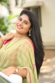 Anchor Sonia Chowdary in green saree stills (8)