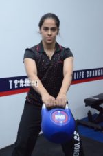 Saina Nehwal Launches Rakul Preet Singh F45 Gym stills (8)